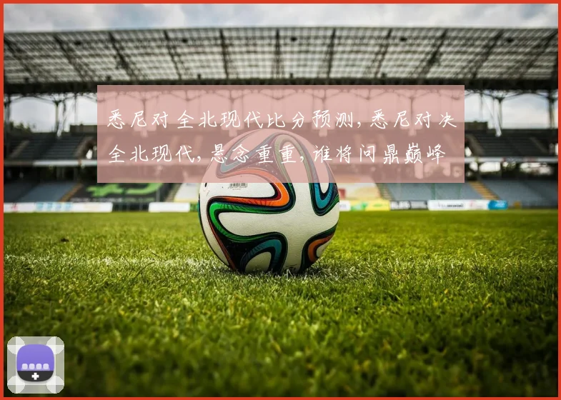 悉尼对全北现代比分预测,悉尼对决全北现代,悬念重重,谁将问鼎巅峰